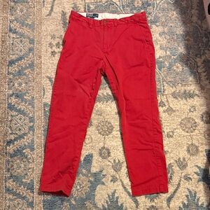 Men's Ralph Lauren Polo Red Pants 33 x 30